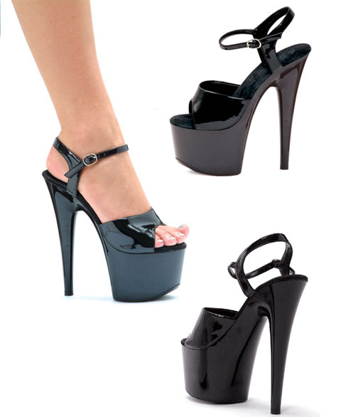 Ellie Shoes 711-LANCE 7 Inch Heel Strappy Sandal Women's Size Shoe 
