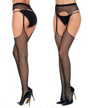 0395 Dreamgirl Fishnet suspender garter pantyhose