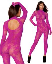 0416 Dreamgirl Seamless fishnet catsuit bodystocking