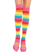 3922 Leg Avenue Rainbow leg warmers