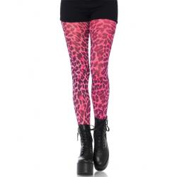 7722 Leg Avenue Neon leopard print opaque tights Leg Avenue pantyhose